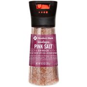 Himalayan Pink Salt with Adjustable Grinder, 10.5 oz (298 g), Member's Mark