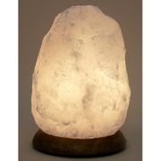 Himalayan White Salt Crystal Lamp, 8 Inch, 1 ct, Aloha Bay