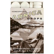 Homeopathic Arnica Drops for Muscle & Pain Relief, 30 Lozenges, Historical Remedies