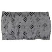 Honeycomb Stretch Headband - Dark Grey, 1 ct, DiPrima Beauty