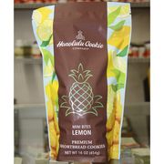 Honolulu Cookie Company Mini Bites Lemon, Premium Shortbread Cookies, 16 oz (454 g)