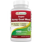 Horny Goat Weed with Maca, 120 Capsules, Best Naturals