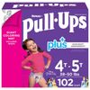Pull-Ups Plus Training Pants For Girls, Size 4T-5T