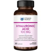Hyaluronic Acid 100 mg, 30 Capsules, Vitamin World