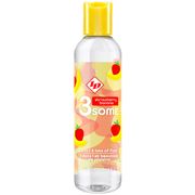 ID 3some 3-in-1 Lubricant, Strawberry Banana, 4 oz, ID Lubricants