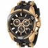 Men's Bolt Quartz 50mm Gold and Black, Black Dial (Model #31316)