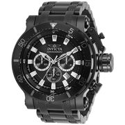 Invicta Men's Coalition Forces Quartz 52mm Black Stainless Steel, Black Dial (Model #32727)