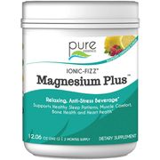 Ionic-Fizz Magnesium Plus Powder - Raspberry Lemonade, 342 g, Pure Essence Labs