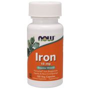 Iron 18 mg Ferrochel, 120 Vcaps, NOW Foods