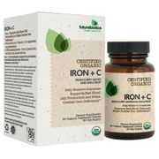 Iron + C Certified Organic, 90 Tablets, FutureBiotics