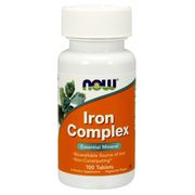 Iron Complex Vegetarian, 100 Tablets, NOW Foods