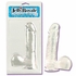 Dong with Suction Cup 6 Inch - Clear