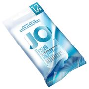 JO Anti-Bacterial Wipes with Moisturizers, Extra Clean, 12 Pack, System JO