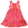 Girls' Sundress, Fuchsia Aztec