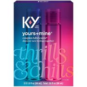 K-Y Yours & Mine Couples Lubricant, 2 x 1.5 oz, Paradise Marketing