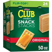 Kellogg's Club Crackers Snack Stacks, 50 oz (24 Stacks)