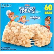 Kellogg's Rice Krispies Treats, Original Marshmallow Flavor, 0.78 oz x 60 Bars
