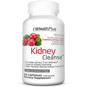 Kidney Cleanse (Kidney Cleansing), 60 Capsules, Health Plus Inc.