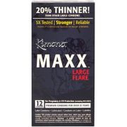 Kimono Maxx Large Flare Lubricated Latex Condoms, 12 Pack