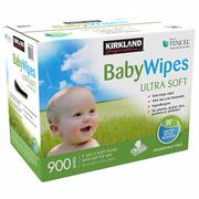 Kirkland Signature Baby Wipes, Ultra Soft & Fragrance Free, 900 Count