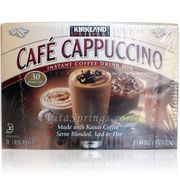 Kirkland Signature Cafe Cappuccino Instant Coffee Drink Mix, 42 g x 30 Pouches