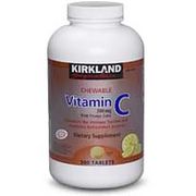Kirkland Signature Chewable Vitamin C 500mg, 500 Tablets