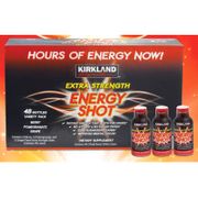 Kirkland Signature Extra Strength Energy Shot, 48 Bottles (2 oz Each)