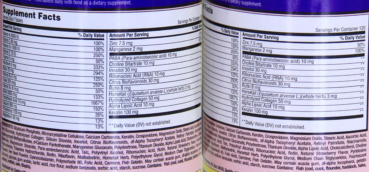 Kirkland Signature Hair, Skin & Nails, 240 Tablets