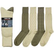 Kirkland Signature Men's Dress Socks - Tan, 4 Pair