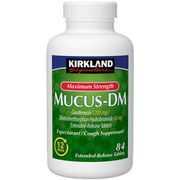 Kirkland Signature Mucus DM Maximum Strength, 84 Extended-Release Tablets