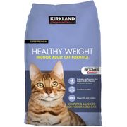 Kirkland Signature Super Premium Healthy Weight Cat Food, Indoor Adult Cat Formula, 20 lb