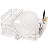 Flip-top Dishrack, Adjustable Dish Drying Rack