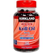 Krill Oil 500 mg, 160 Softgels, Kirkland Signature