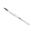 Kyoko Kolinsky Nail Brush (Short Silver Aluminum Handle) Round Style # 8