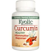 Kyolic Aged Garlic Extract Curcumin - Healthy Inflamation Response, 150 Capsules, Wakunaga