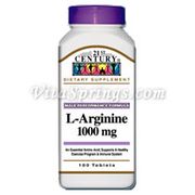L-Arginine 1000 mg, 100 Tablets, 21st Century Health Care