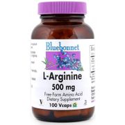 L-Arginine 500 mg, 100 Vcaps, Bluebonnet Nutrition