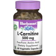 L-Carnitine 500 mg, 60 Vegetable Capsules, Bluebonnet Nutrition