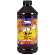 L-Carnitine Liquid 16 oz, Tropical Punch, NOW Foods