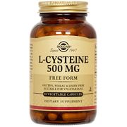 L-Cysteine 500 mg, 90 Vegetable Capsules, Solgar