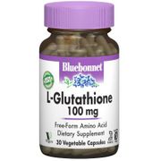 L-Glutathione 100 mg, 60 Vegetable Capsules, Bluebonnet Nutrition