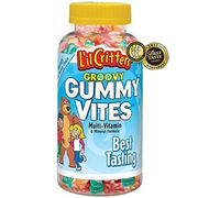 L'il Critters Groovy Gummy Vites Multi-Vitamins for Children, 250 Swirly Bears