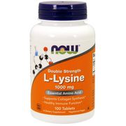 L-Lysine 1000 mg, 100 Tablets, NOW Foods