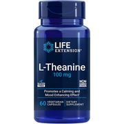L-Theanine 100 mg, 60 Vegetarian Capsules, Life Extension