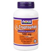 L-Tryptophan 500 mg, 60 Vcaps, NOW Foods