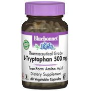 L-Tryptophan 500 mg, 60 Vegetable Capsules, Bluebonnet Nutrition