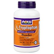 L-Tryptophan Powder, 2 oz, NOW Foods