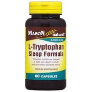 L-Tryptophan Sleep Formula, 60 Capsules, Mason Natural