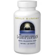 L-Tryptophan with Coenzyme B-6, 120 Tablets, Source Naturals