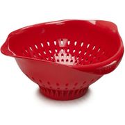 Large Colander, Red Tomato, 3.5 Quart, Preserve